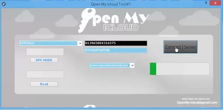Choose the demo.openmyicloud.com