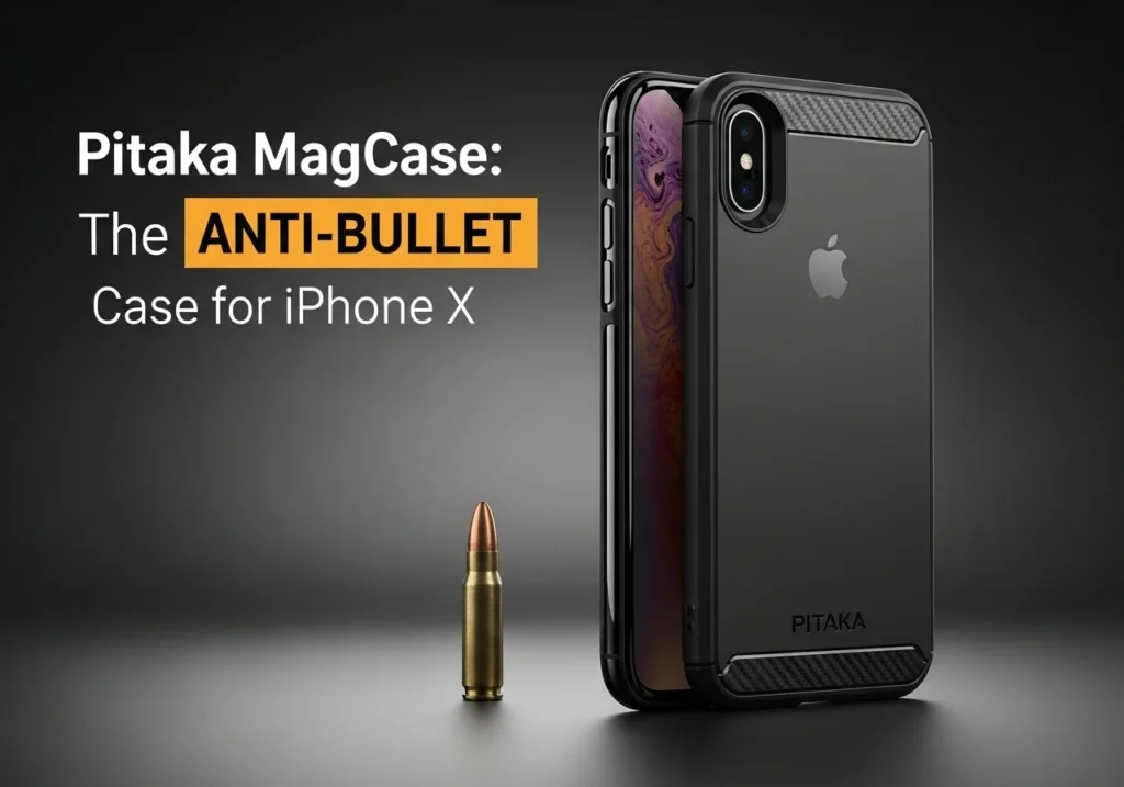 Pitaka MagCase an anti-bullet case for iPhone X
