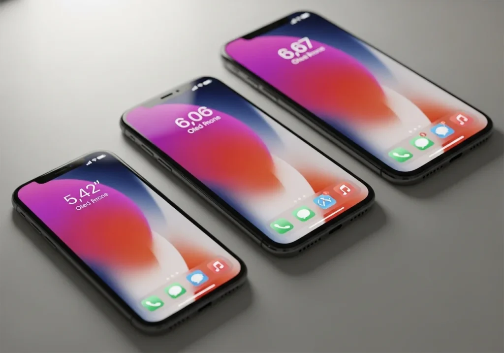 The three 2020 iPhones with OLED display: with sizes from 5.42″ to 6.67″ according to DigiTimes