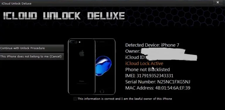 unlock procederu