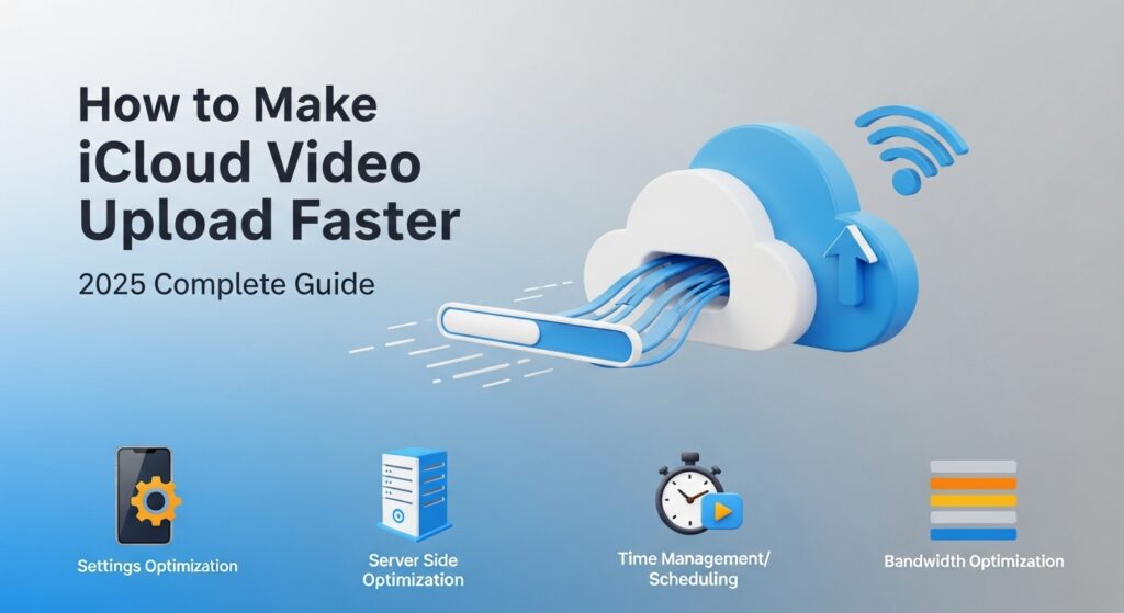 How to Make iCloud Video Upload Faster