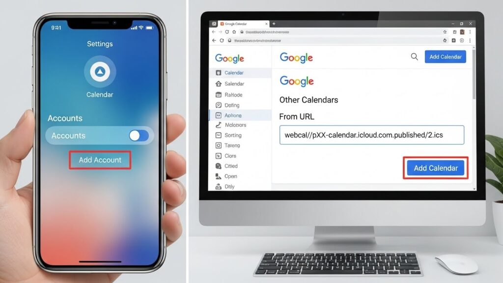 How to Add iCloud Calendar to Google Calendar