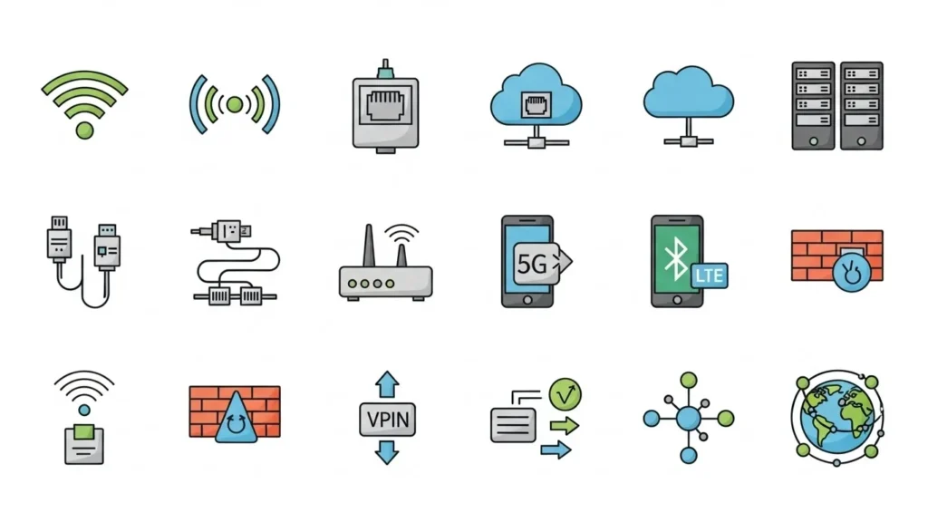 network-and-connectivity-icons