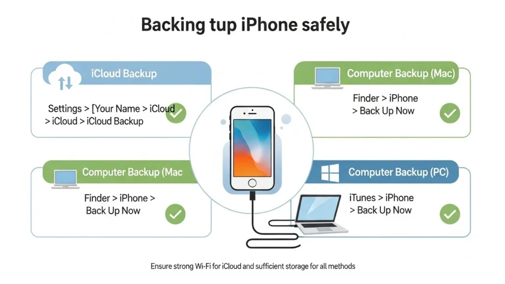 Backup iPhone Data Safely