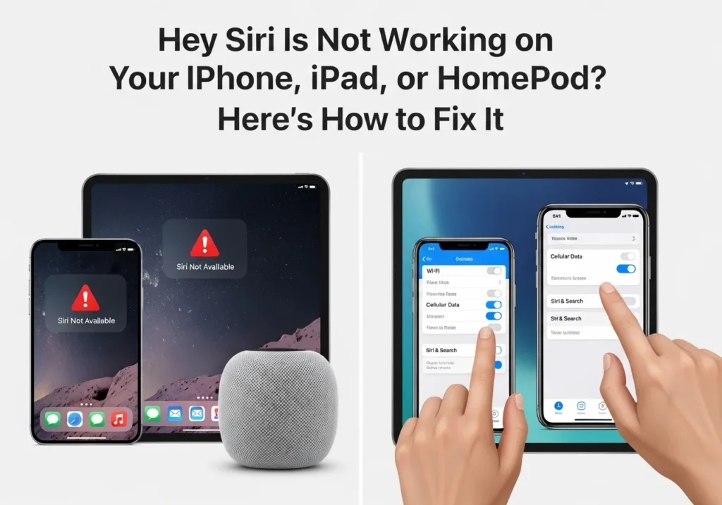 Hey Siri Is Not Working on Your iPhone, iPad, or HomePod